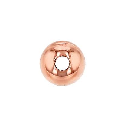 14kr 6mm ball bead with 1.8mm hole