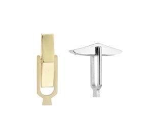 14K FLAT CUFFLINK BACK 4353-14K