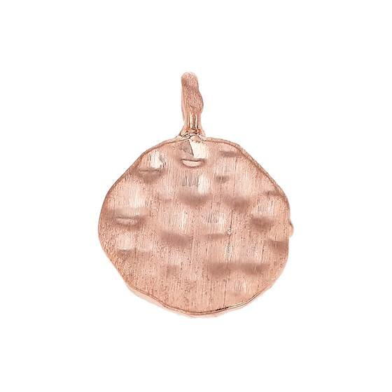 10mm hammered disc charm