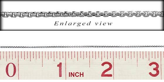 ss-rh round venetian box-chain