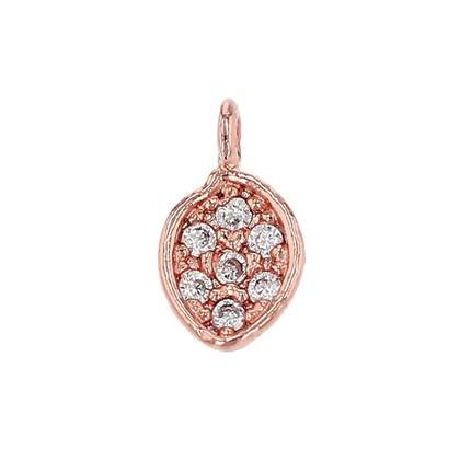 6x4mm cubic zirconia charm