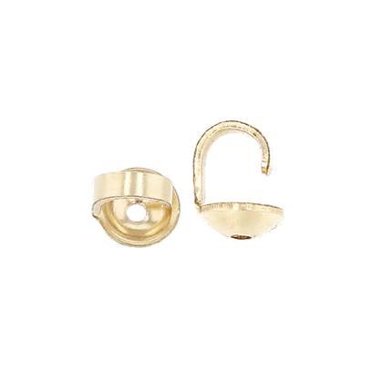 gold filled 0.71mm hole bead tip