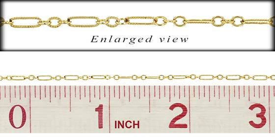 gf 1.6mm chain width long and short chain