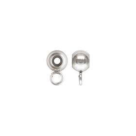 ss 4mm smart bead with 1.5mm hole and open jump ring