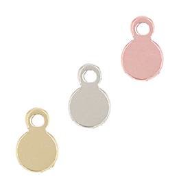 14K Disc Charm