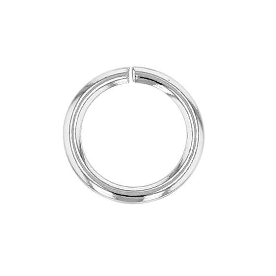 sterling silver 6.5mm round open jump ring