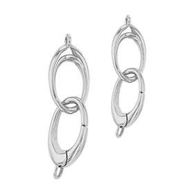 Sterling Silver Interlock Clasp