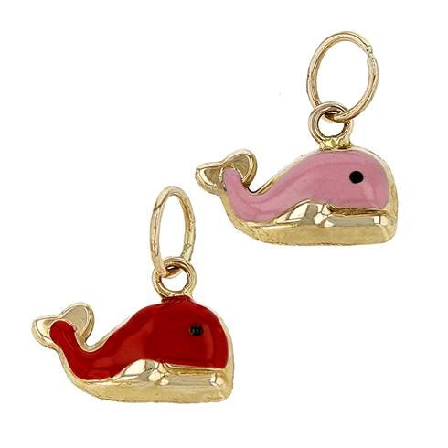 14K Whale Charm