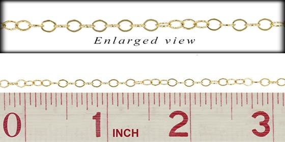 gf 2.1mm chain width flat cable chain