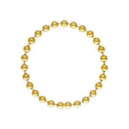 gf size5 1.5mm thick bead chain ring
