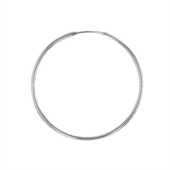 ss 27mm endless hoop earring