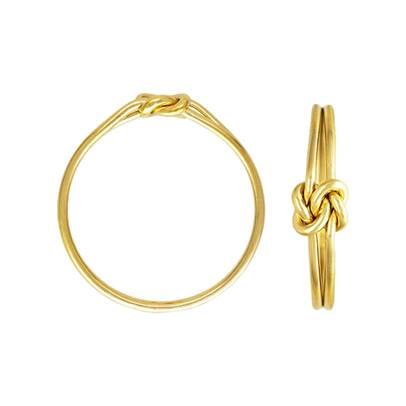 gf size5 0.97mm thick double knot ring