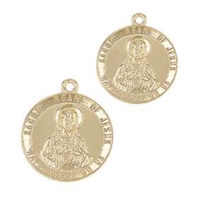 Gold Filled Jesus Charm