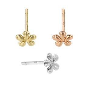 14K  Flower Stud Earring