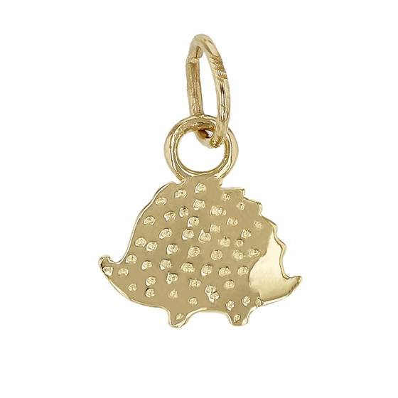 14ky 7mm hedgehog charm