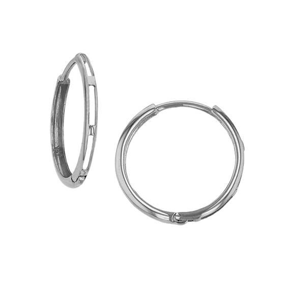 14kw 2x13mm huggie earring