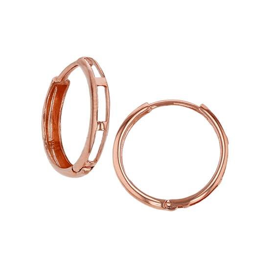 14kr 3x11mm huggie earring