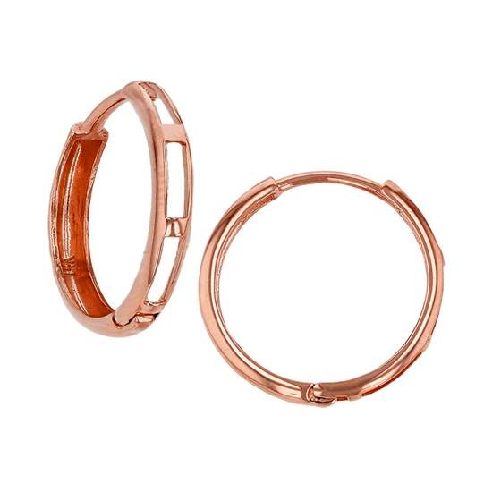 14kr 3x15mm huggie earring