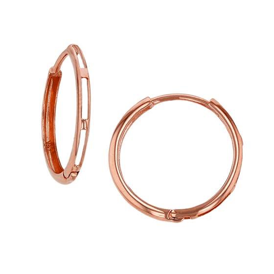 14kr 2x15mm huggie earring