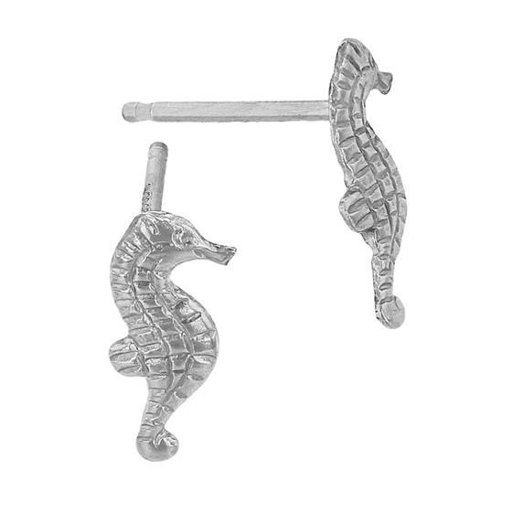 ss left side seahorse stud earring