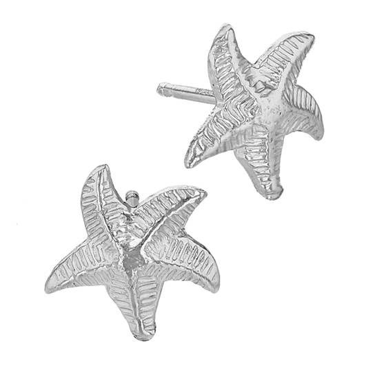 ss 9mm star fish stud earring