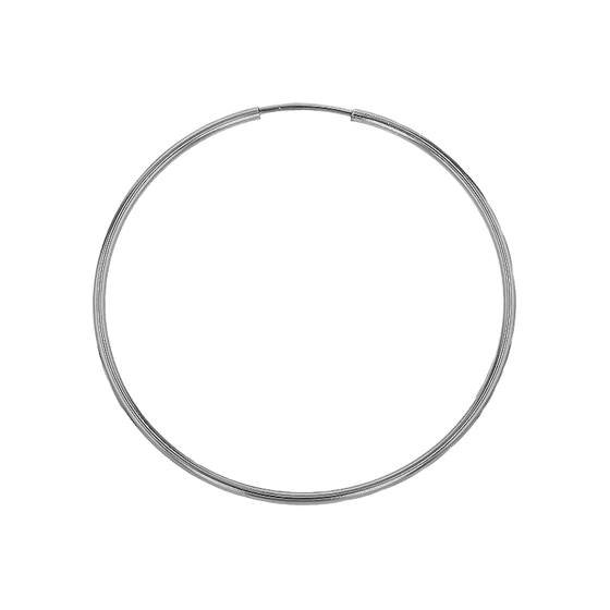 ss 45mm endless hoop earring