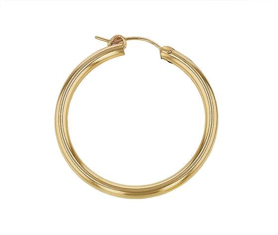 gf 34x3mm flex hoop earring