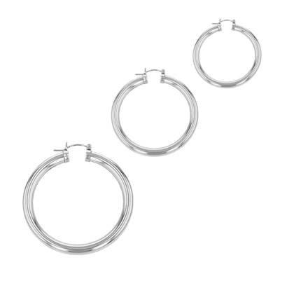 Sterling Silver Flex Hoop Earring