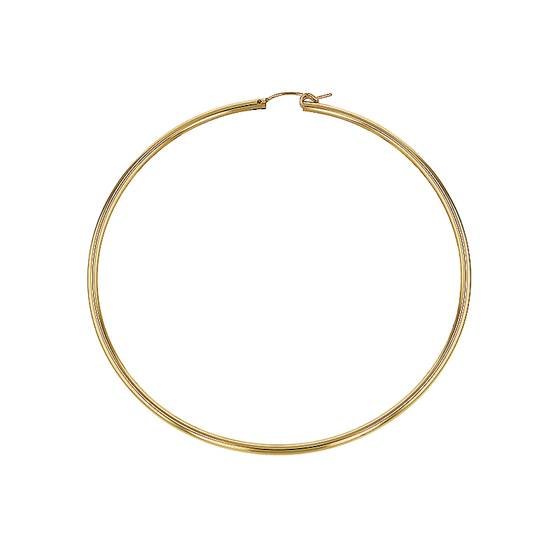 gf 50x2mm hoop flex earring