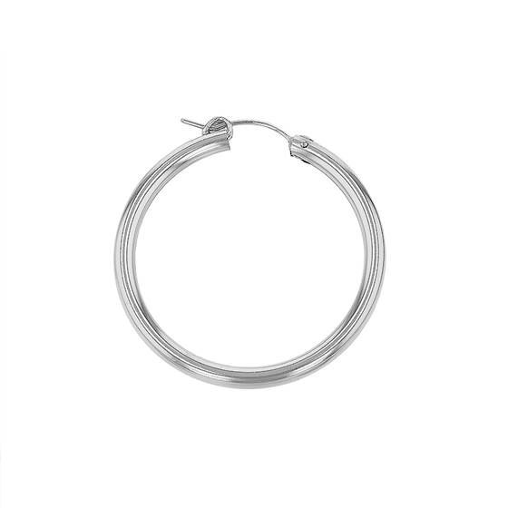 ss 18x3mm hoop flex earring