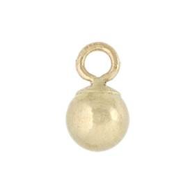 14ky 4mm ball pendant