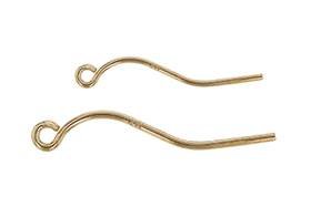 14K Curve Wire For Hoop Earring