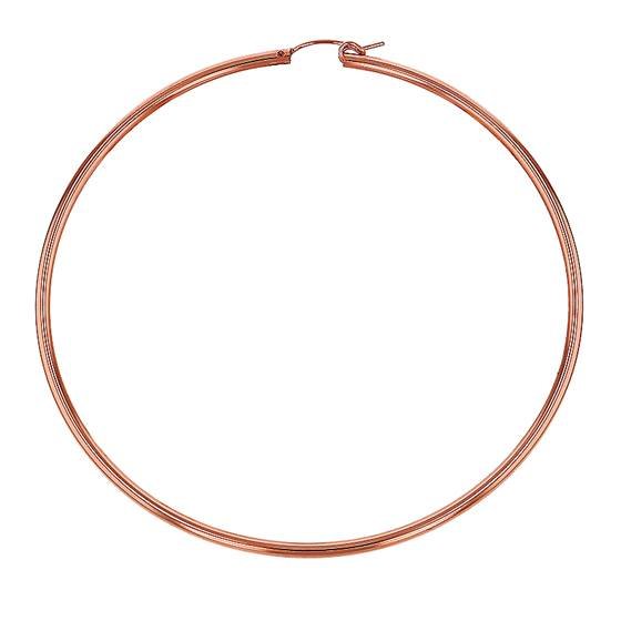 r- gf 70x2mm hoop flex earring