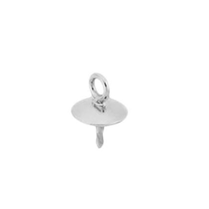 14kw 3mm pearl cup pendant