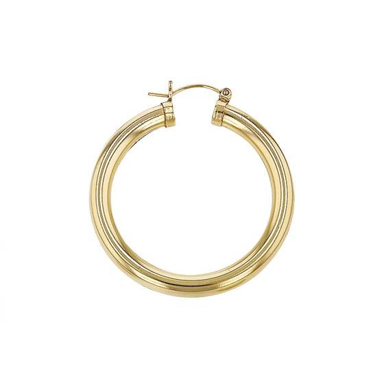 gf 40x5mm flex hoop earring