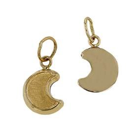 14K Moon Charm