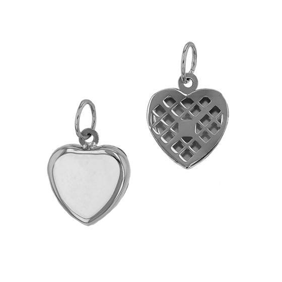 14kw 7.5mm heart charm