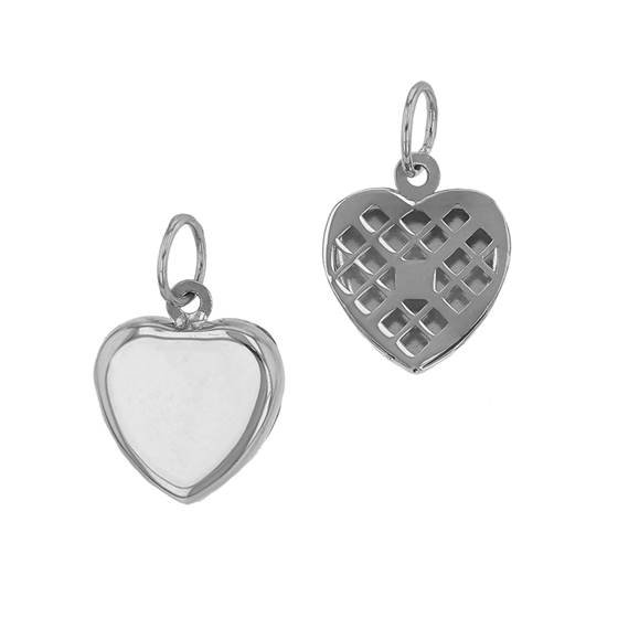 14kw 9mm heart charm