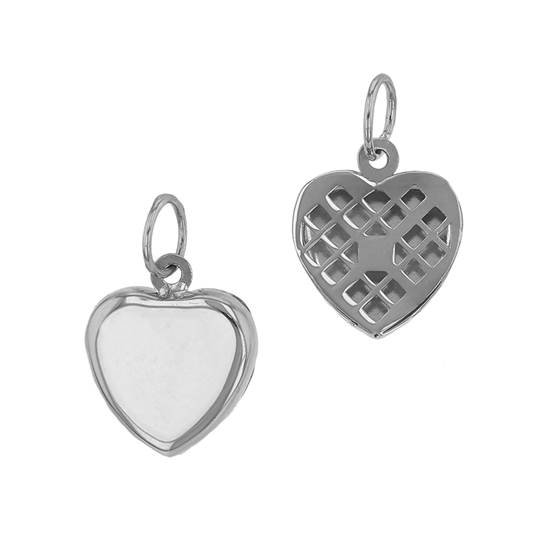 14kw 9mm heart charm