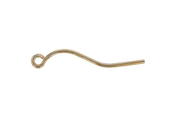 14ky 0.68x12mm curve wire for hoop earring