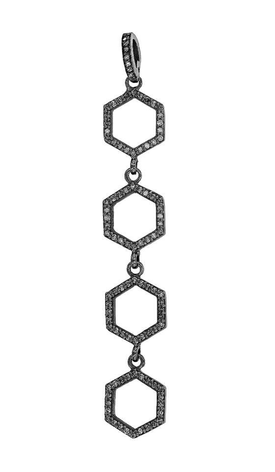 68x10.5mm diamond hanging charm