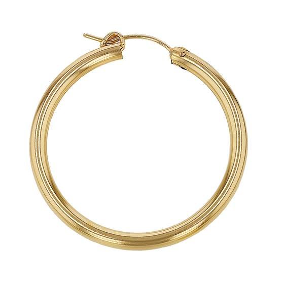 gf 50x3mm flex hoop earring