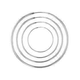 STERLING SILVER 24X1MM ENDLESS HOOP EARRING