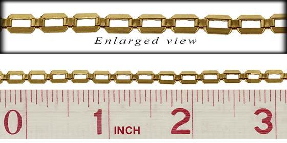 gf 4.3mm chain width bracelet chain