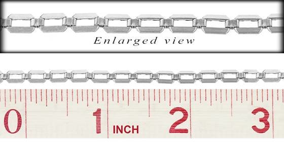 ss 4.3mm chain width bracelet chain