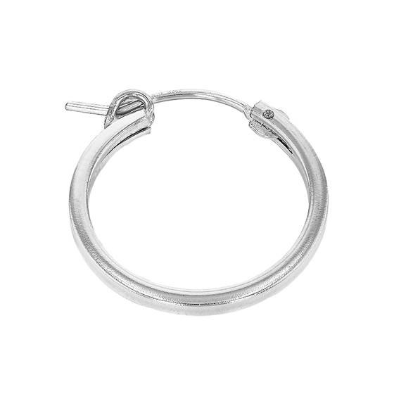 ss 2x14mm square hoop earring