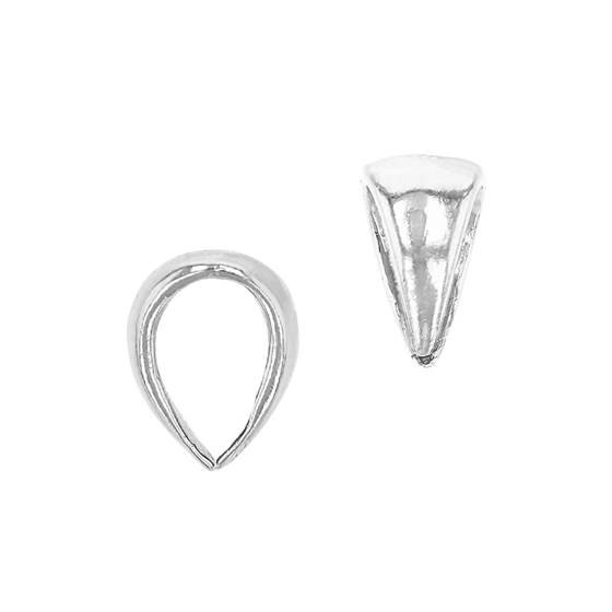 sterling silver 4mm bail