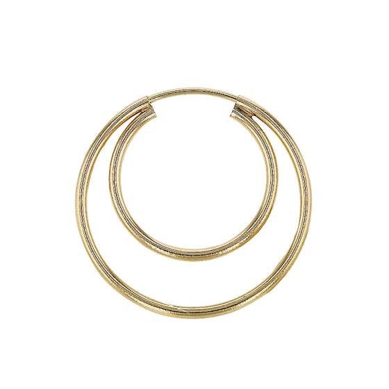 gf 24x1.2mm endless double hoop earring