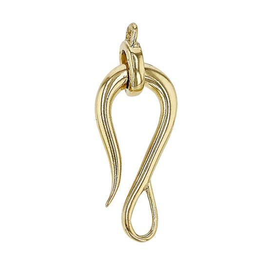 14ky 20x7.5mm hook and eye clasp