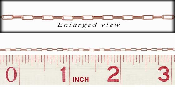 r-gf 1.2mm chain width elongated venetian chain